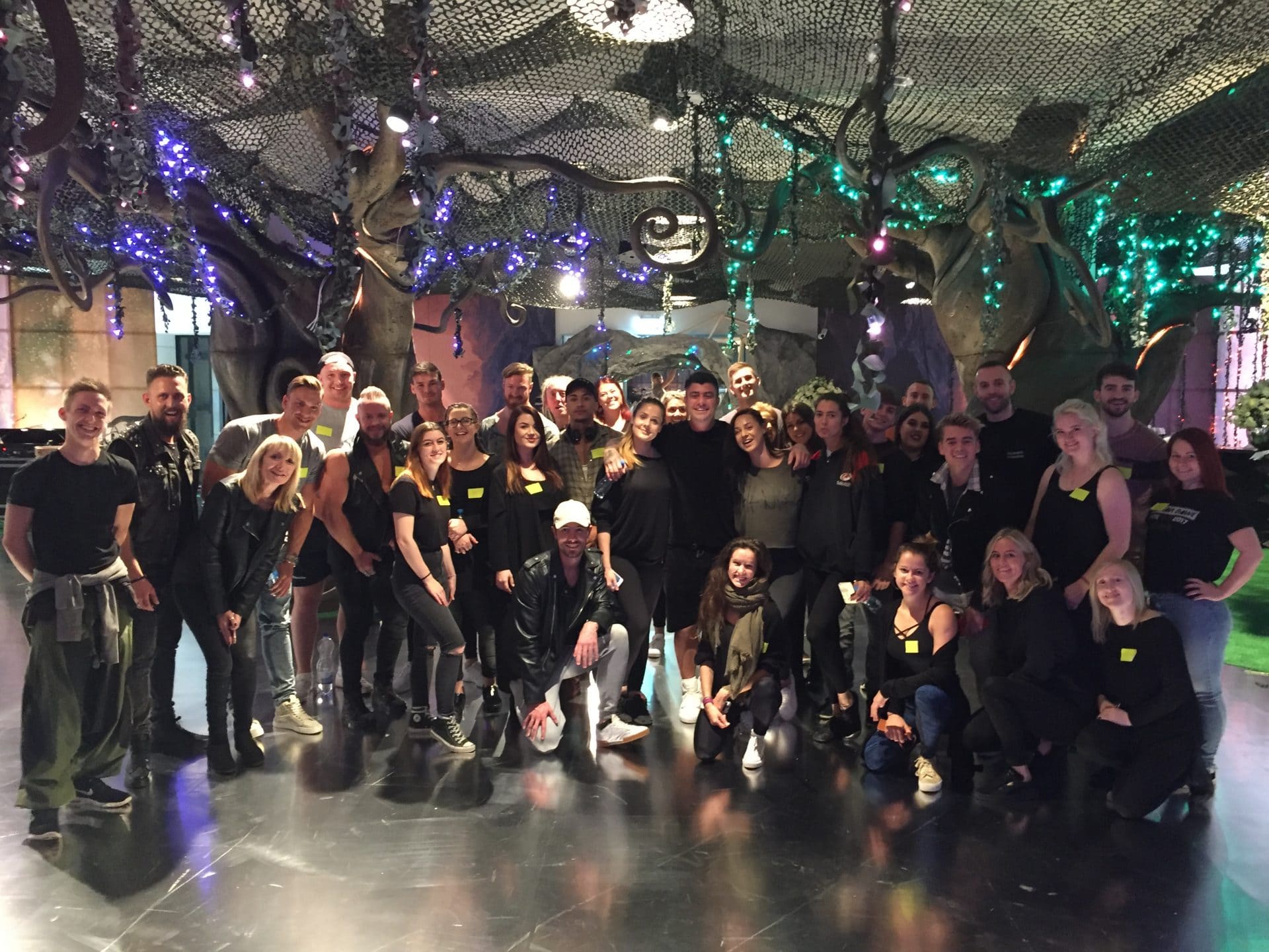 Neil Hughes Production team of body painters, prosthetic make-up artists, hair stylists, enchanted garden party