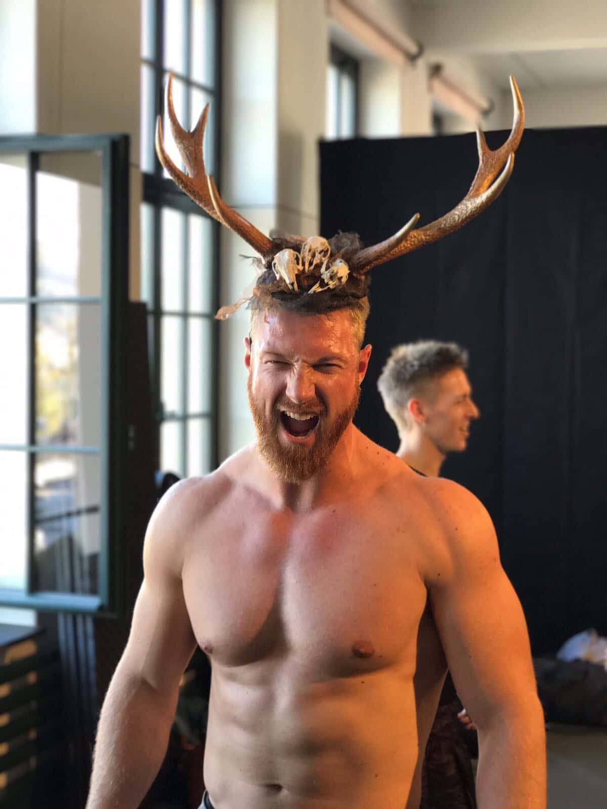 Male model stag costumes for events fancy dress