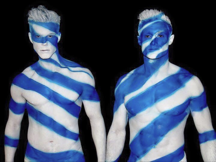 Jean Paul Gaultier Body Painted Models Narnia Winter Wonderland Christmas Party Jean Paul Gaultier