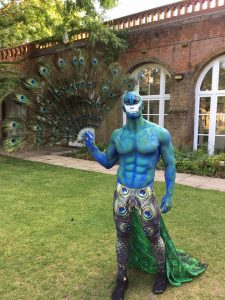 Peacock Bodypainting costume