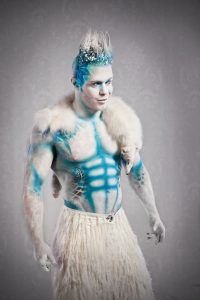 Body Painted Jack Frost