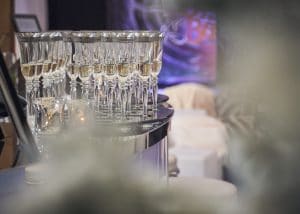 Champagne reception