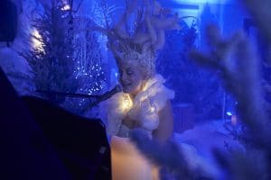 Narnia Winter Wonderland Christmas Party Narnia ice queen vocalist pianist party