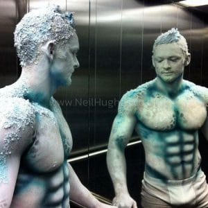 Jack Frost body painting