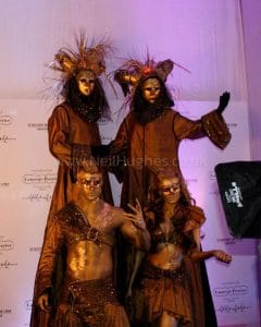 Golden masquerade party