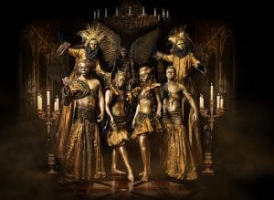 Golden masquerade masked ball Romeo and Juliet party masquerade
